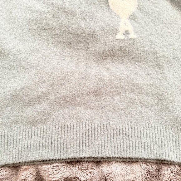 $1395 Authentic AMI Alexandre Mattiussi Men's Gray Alpaca Sweaters Sz.XL - Picture 11 of 11